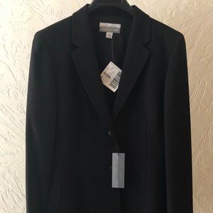 Casual Corner Collectibles Two Button Black Blazer